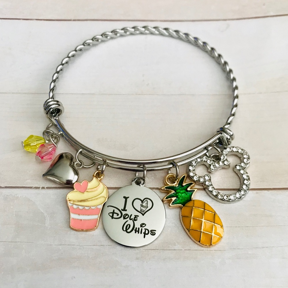 I Love Dole Whip Disneyland Inspired Bracelet